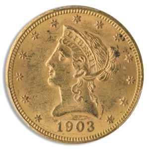 1903-O $10 Liberty PCGS MS62 CAC