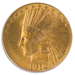1912 $10 Indian PCGS MS63