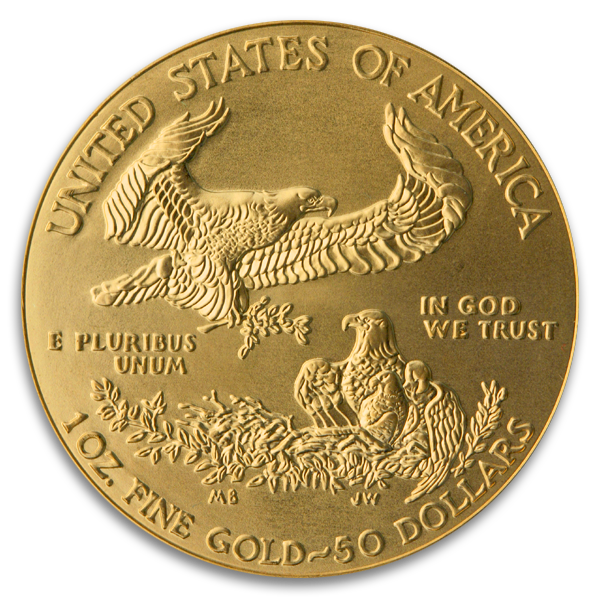 1 oz American Gold Eagle Coin (BU, Dates Vary)