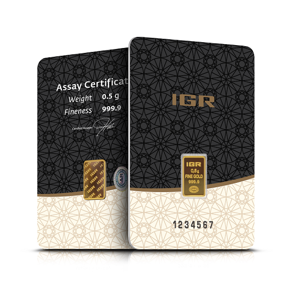 1/2 Gram Gold Bar - IGR 1/2 Gram Gold Bar - IGR