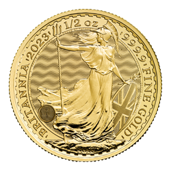 2023 1/2 oz. British Gold Britannia (BU)