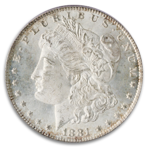 1881-CC Morgan $1 PCGS NS65 CAC