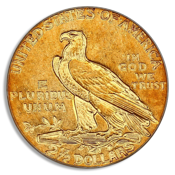 $2 1/2 Indian AU (Dates/Types Vary)