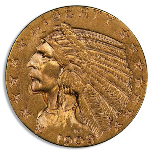$5 Indian XF (Dates/Types Vary)