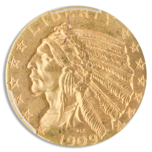 $5 Indian Certified MS65