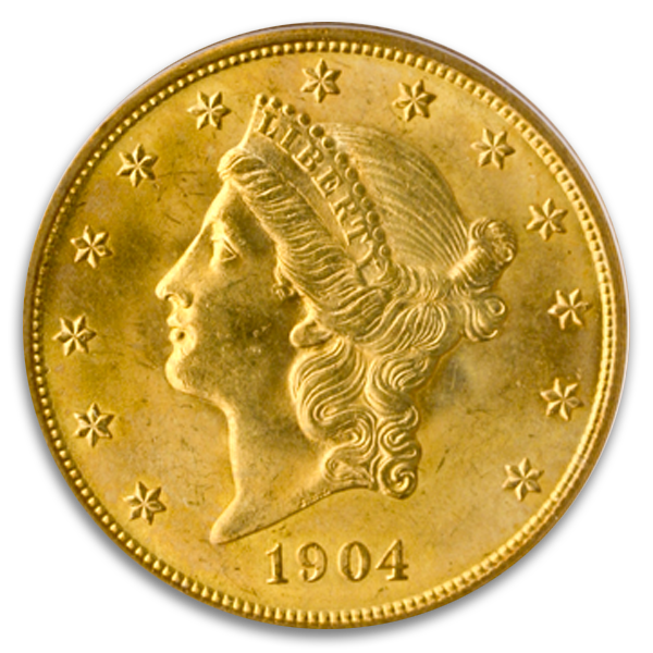 $20 Liberty Certified MS63 (Dates/Types Vary)