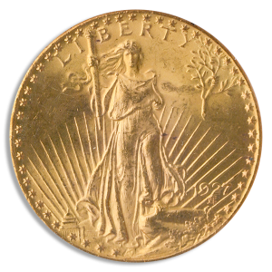 $20 St. Gaudens Certified CAC