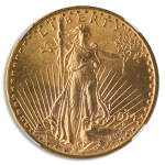 1914-D $20 Saint Gaudens NGC MS65