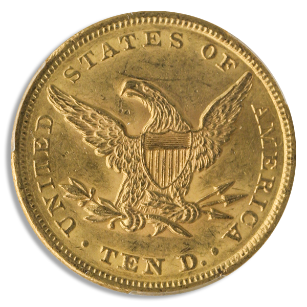 1856 $10 Liberty PCGS MS61 CAC 1856 $10 Liberty PCGS MS61 CAC