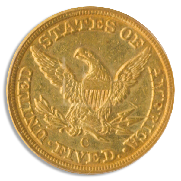 1861-C $5 Liberty PCGS XF45