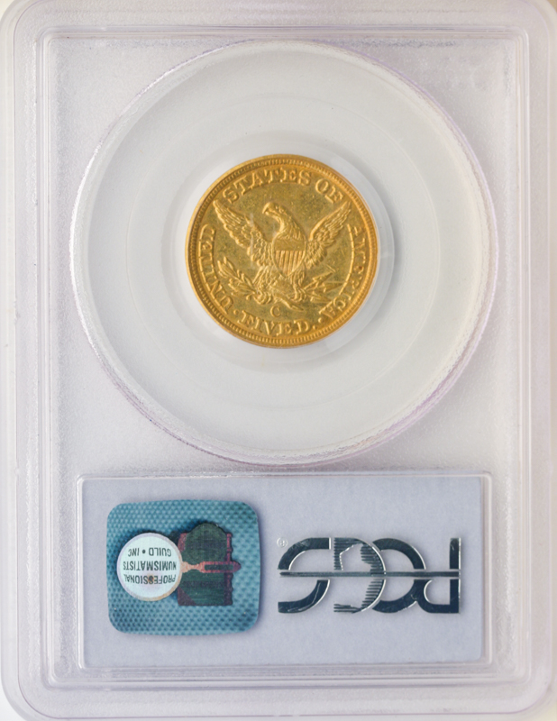 1861-C $5 Liberty PCGS XF45